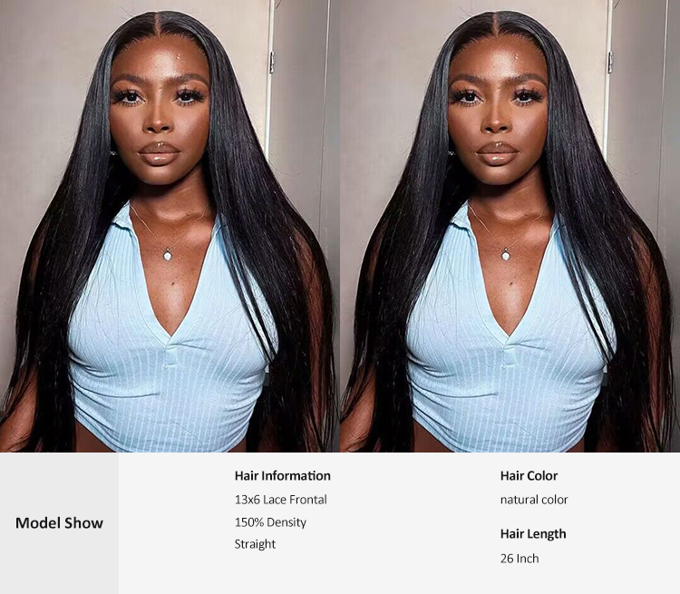 VIYA Upgrade 13*6 Lace Front Wig Straight Wig Natural Pre-plucked With 100% Virgin Hair Hot Sale Lace Part VIYA 13*6 lace frontal wig|straight wig with human hair|hot sale lace part|13*6 lace wig in stock 13*6 lace frontal wig,straight wig for women,13×6 lace front wig with human hair