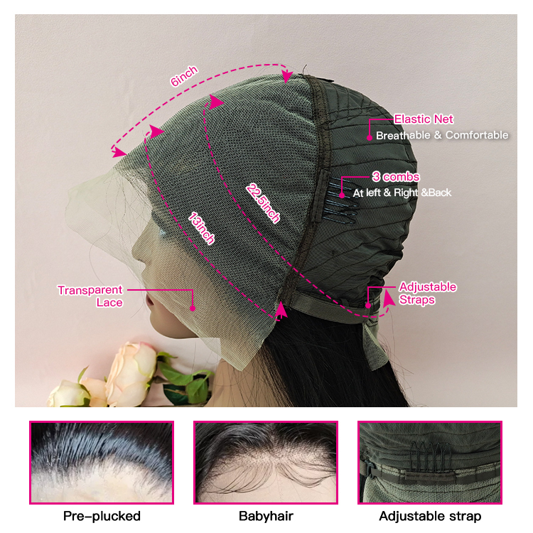 VIYA Upgrade 13*6 Lace Front Wig Straight Wig Natural Pre-plucked With 100% Virgin Hair Hot Sale Lace Part VIYA 13*6 lace frontal wig|straight wig with human hair|hot sale lace part|13*6 lace wig in stock 13*6 lace frontal wig,straight wig for women,13×6 lace front wig with human hair