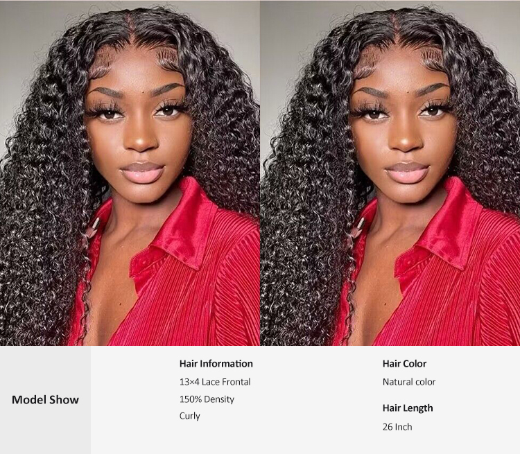VIYA Curly 13x4 Lace Frontal Wig Hot Sale Brazilian Hair Wigs for Black Women Free Shipping VIYA 13x4 Lace Front Brazilian  Curly Human Hair Wigs for Black Women  With Baby Hair VIYA Kinky Curly hair wigs,Kinky Curly lace front wig,lace front wig,hair wig for women