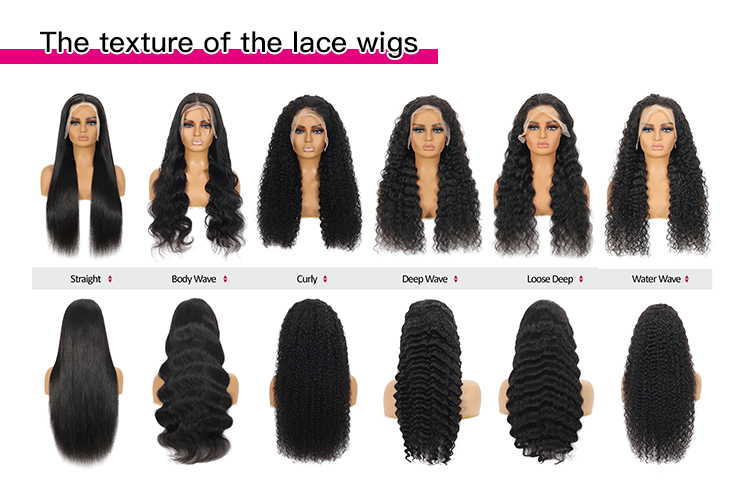 VIYA water wave 13x4 lace front wigs with baby hair 100% hair wig for women water wave VIYA Water Wave Wig Natural Hairline 13x4 Lace Front Wigs With Human Hair viya ahir front wig,lace front wig,Best water wave wig,Hair wig for women