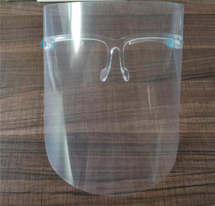Face Shield Glasses Reusable Goggle Wearing Face Visor Transparent Anti-Fog Layer Protect Eyes from Oil Splash