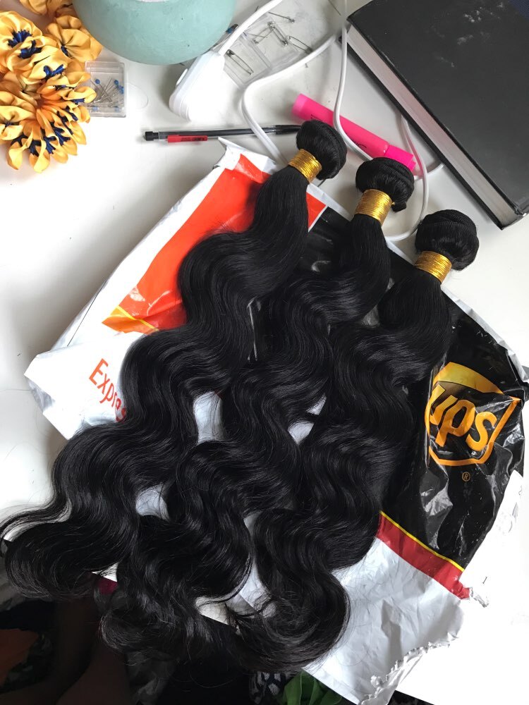 9a Brazilian Virgin Hair Body Wave 3 Bundles 100 Human Hair