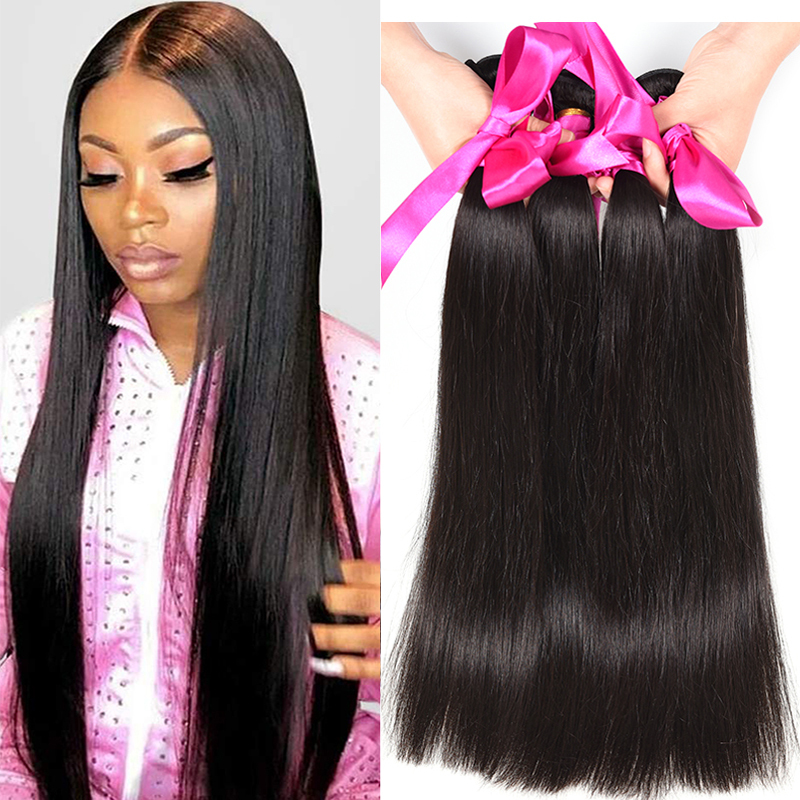 Urglowee Brazilian Peruvian Malaysian Straight Virgin Hair 100 Human Hair Bundles