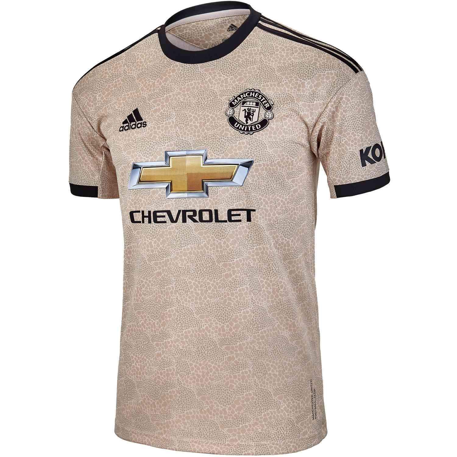 MANCHESTER UNITED AWAY SOCCER JERSEY 2019/2020