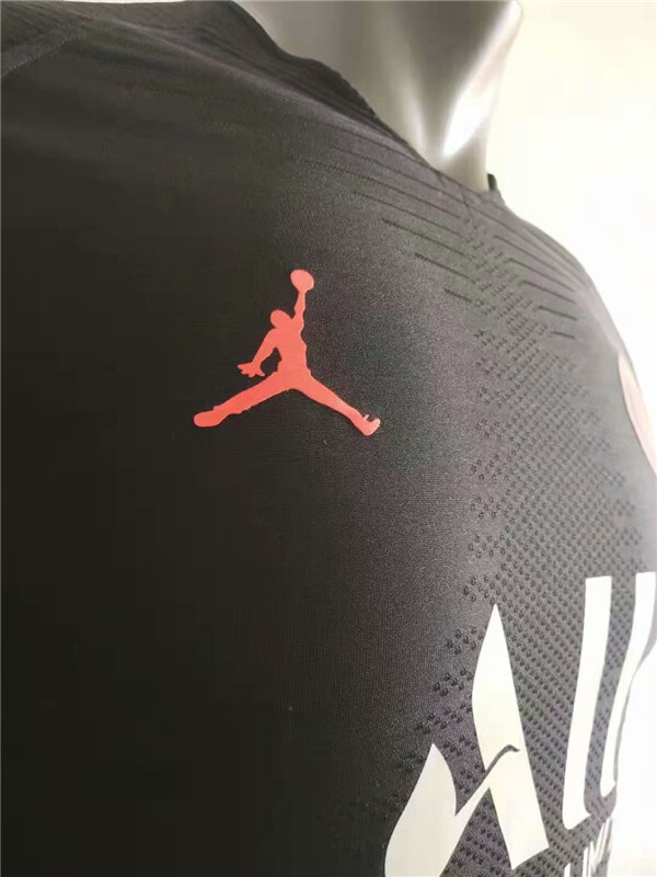Paris Saint-Germain Jordan Black soccer Jersey 2019/2020 ...