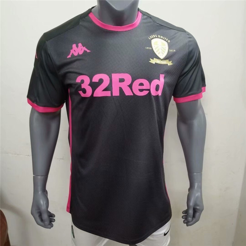 Leeds United Away Soccer Jersey 2019 2020 Player Version Football Shirt