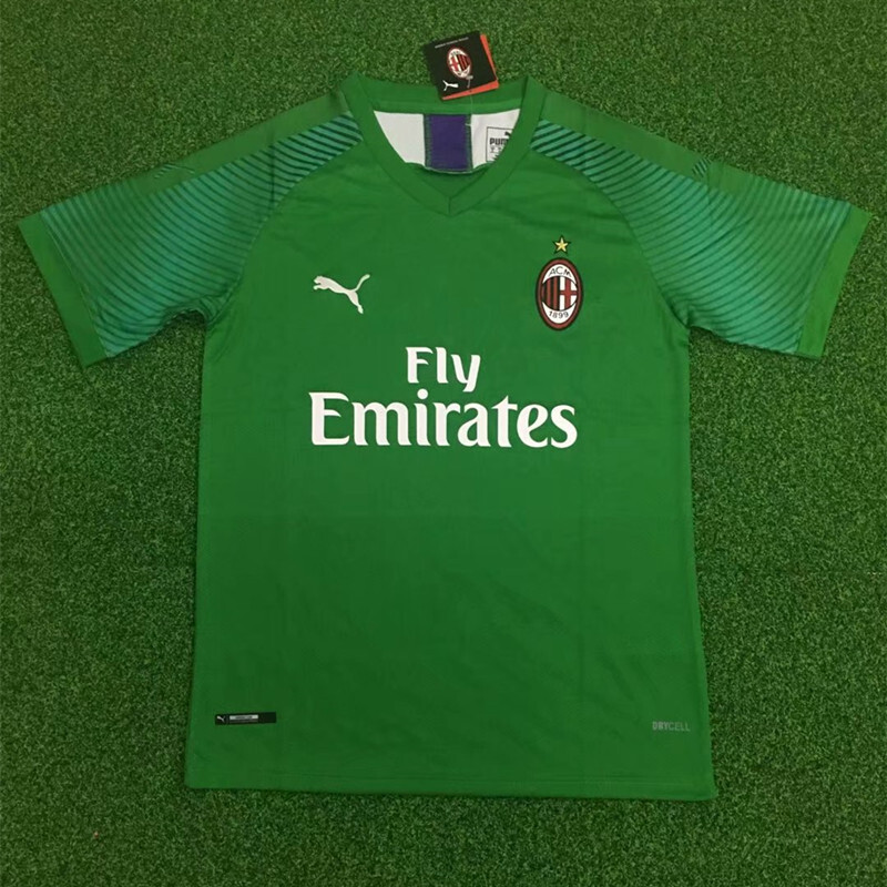 Ac Milan Goalkeeper Green Soccer Jerseys 2019 2020 Football Shirt