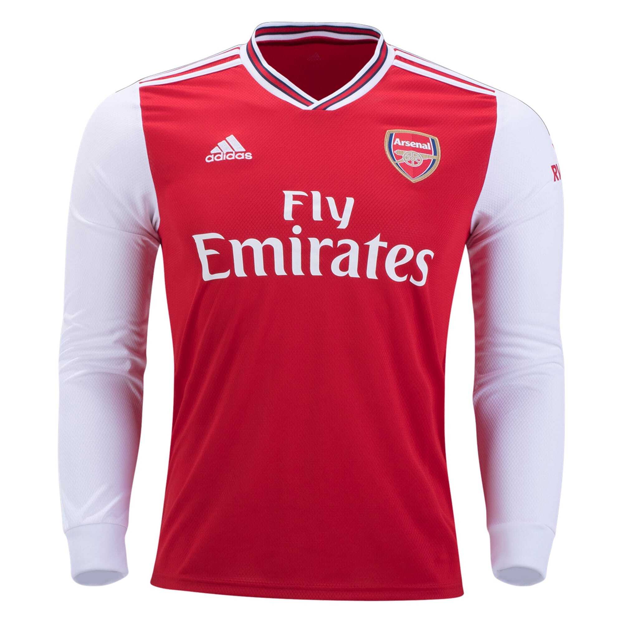 Arsenal Home Long sleeve Soccer Jersey 2019-2020 football ...