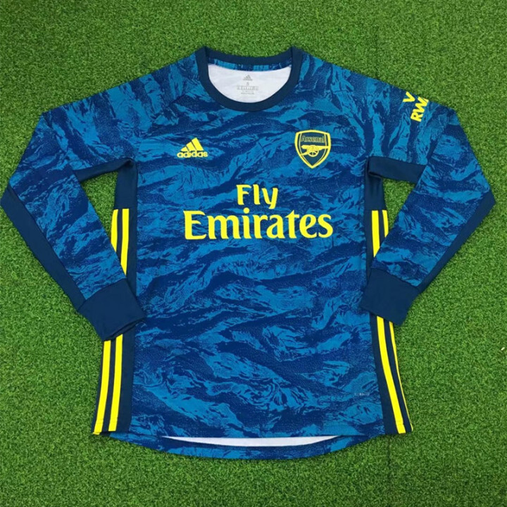 Arsenal Goalkeeper Long Sleeve Soccer Jersey 2019 2020 Football Shirt