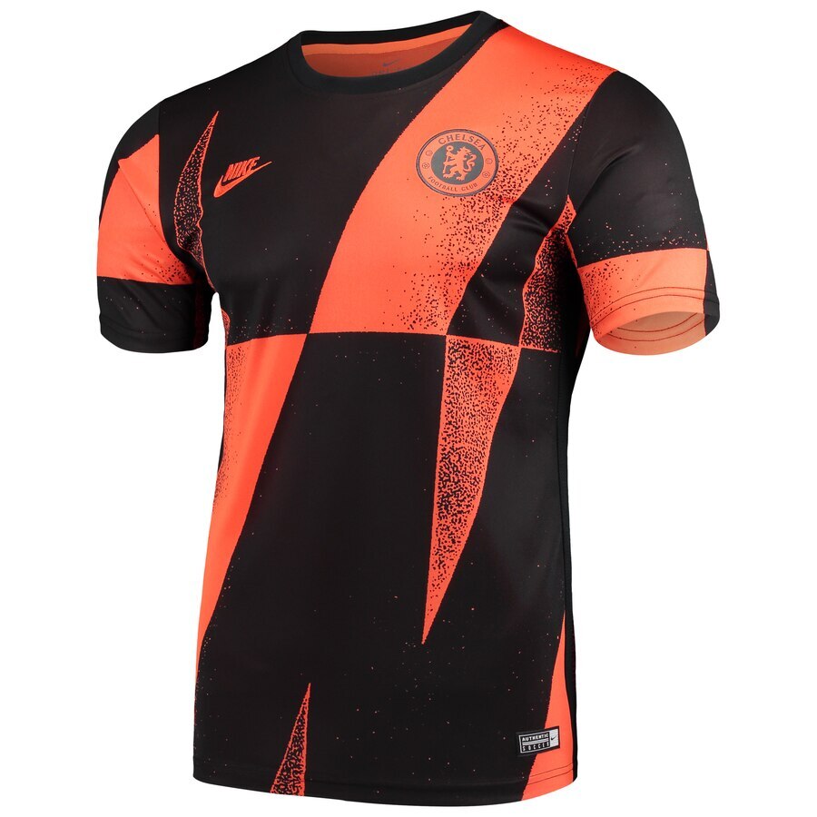 Chelsea Pre Match Dry Performance Top Orange Soccer Jersey 2019 2020 Shirt