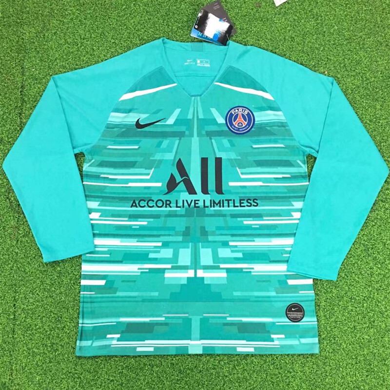 Paris Saint Germain Goalkeeper Long Sleeve Soccer Jersey Football Shirt paris saint germain goalkeeper long