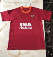 2000-2001 AS Roma Home Retro soccer jersey Men Football Shirt