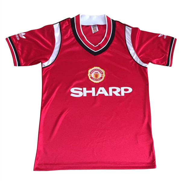 Retro Manchester United Home Soccer Jersey 1984 1985 1986