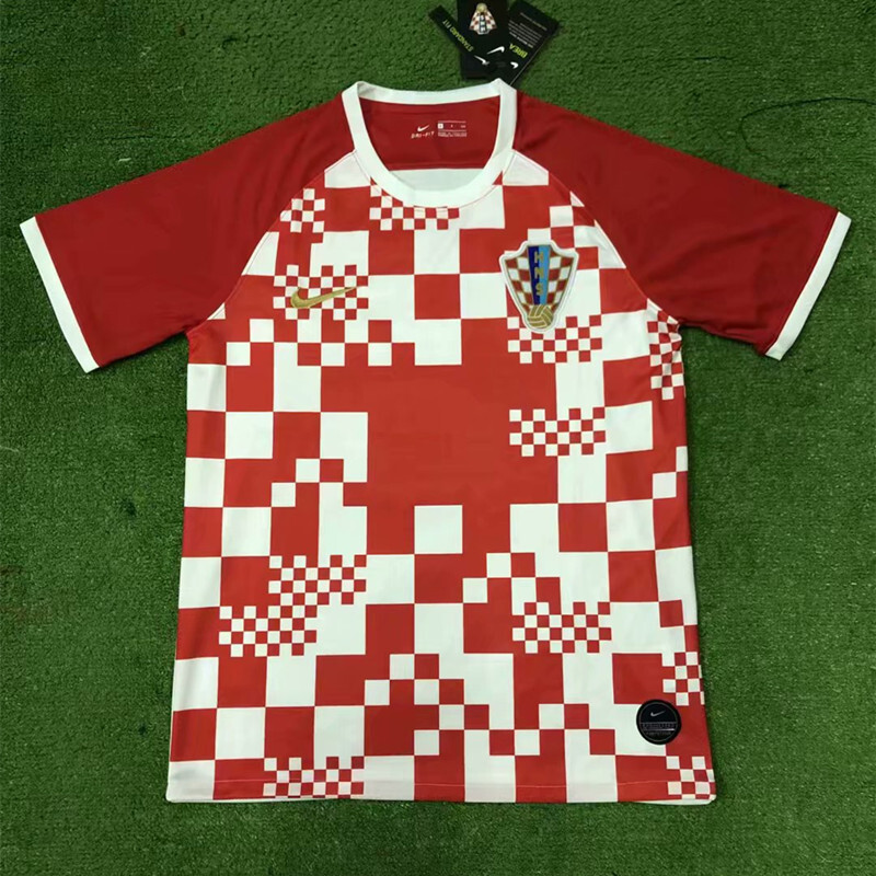 picture Euro Cup 2021 Croatia Jersey soccer jersey 2020 2021 football shirt