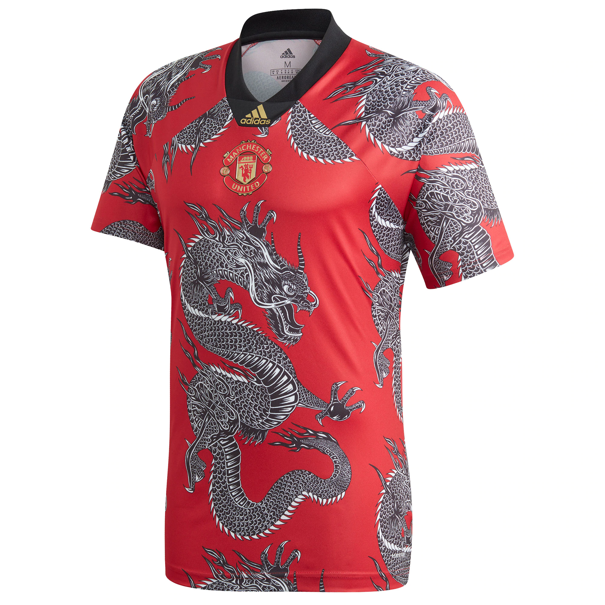 Manchester United S Commemorative Chinese New Year Soccer Jersey 2019 2020 Football Shirt