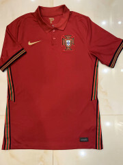 Portugal Euro Home Soccer Jersey 2020 2021 Football Shirt