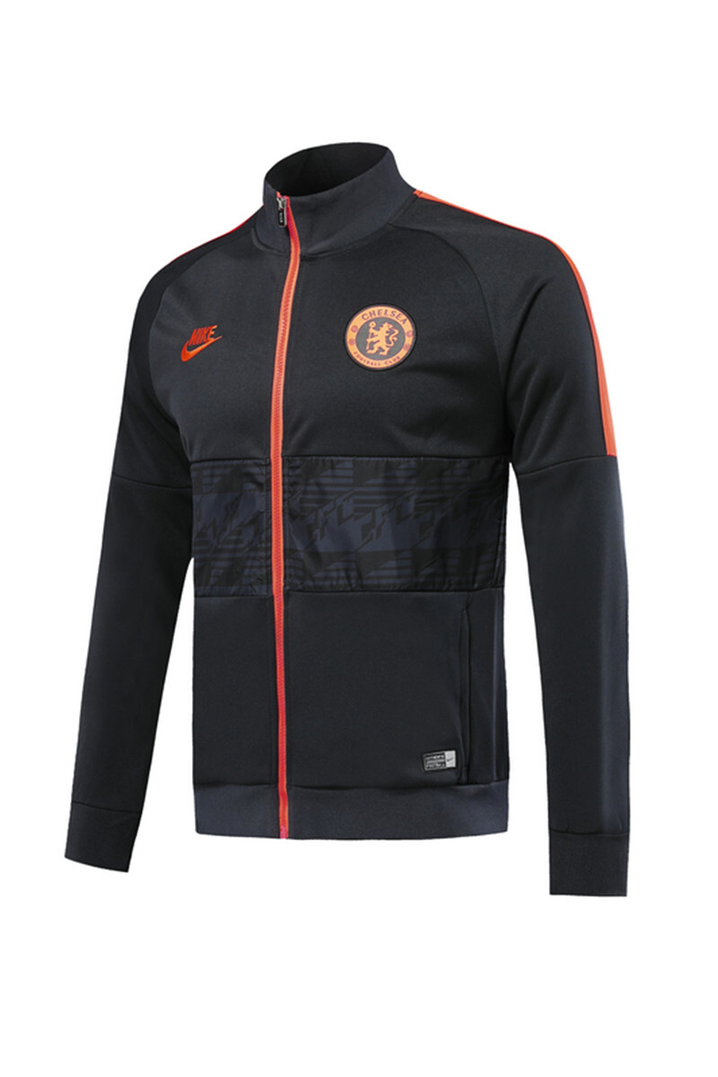 chelsea black and orange tracksuit