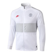 psg white track jacket