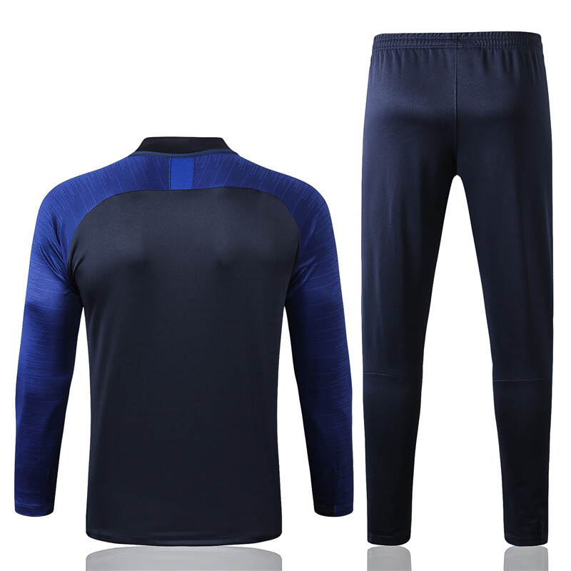2019 2020 Chelsea adult blue Half Zip Training Tracksuit