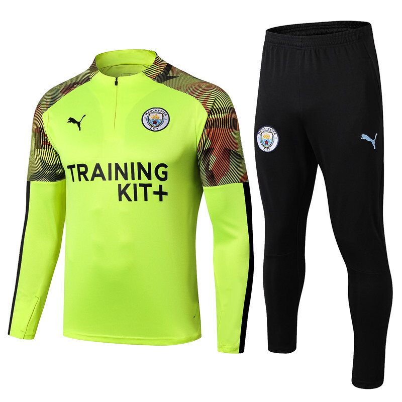 2019 2020 Manchester City Adult Half Zip Training Tracksuit