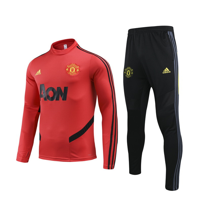 2019 2020 Manchester United Adult Red Training Tracksuit