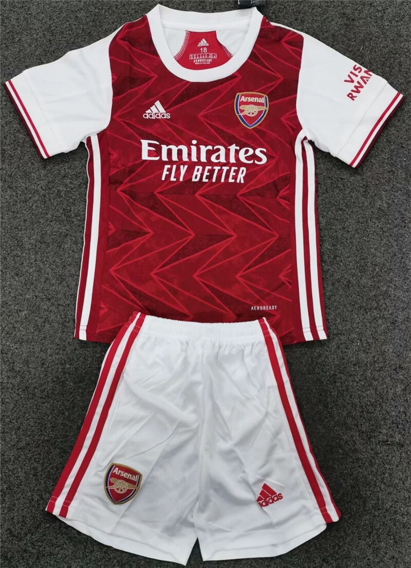 Arsenal Home Kids Kit Soccer Jersey 2020 2021 Football Shirt