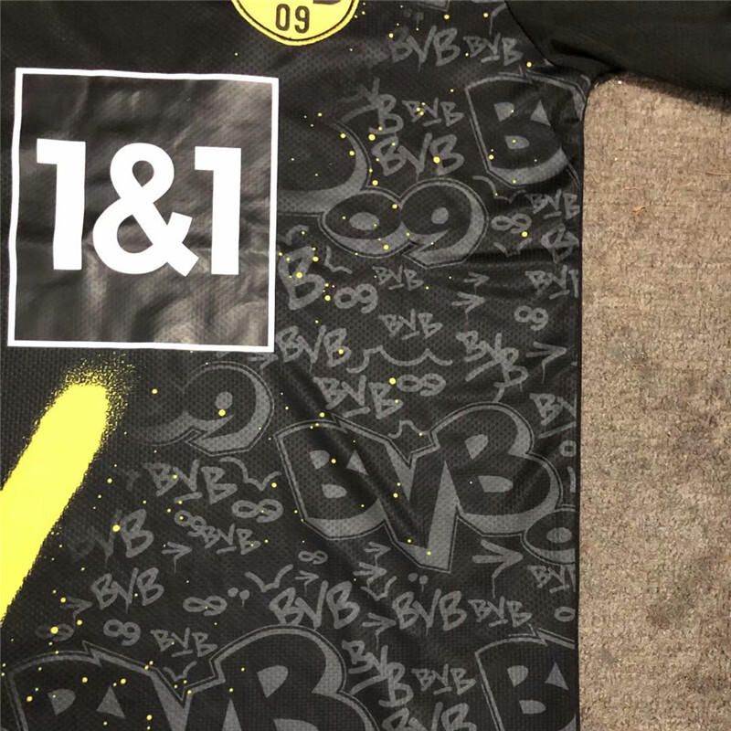 Borussia Dortmund Away Soccer Jersey 2020 2021 Bvb Football Shirt