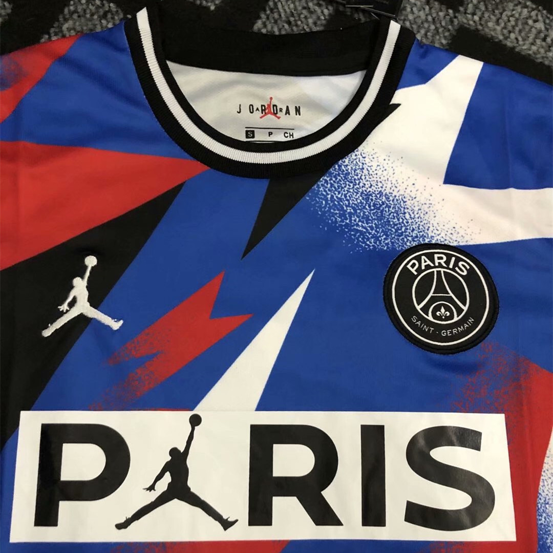 Paris Saint-Germain multicolor Training soccer jersey 2020 ...