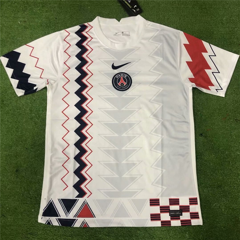 Paris Saint Germain White Soccer Jersey 2020 2021 Psg Football Shirt