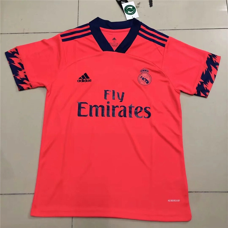 Real Madrid orange Soccer Jersey 2020-2021 Football Shirt