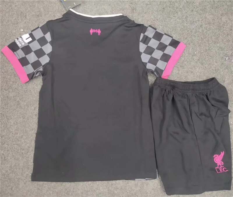 Liverpool Third kids kit Soccer Jersey 2020-2021 Football ...