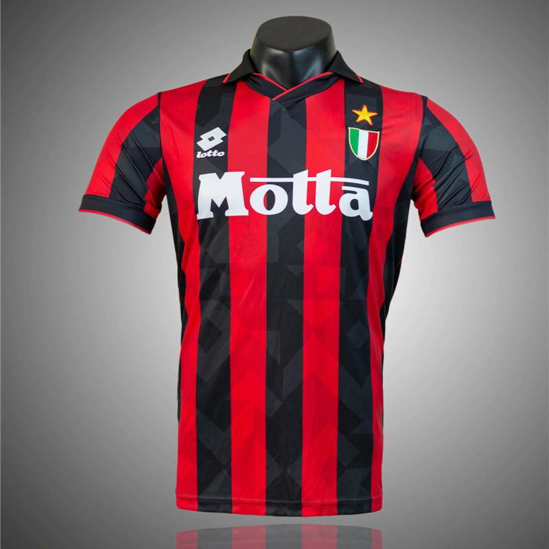 ac milan retro shirt