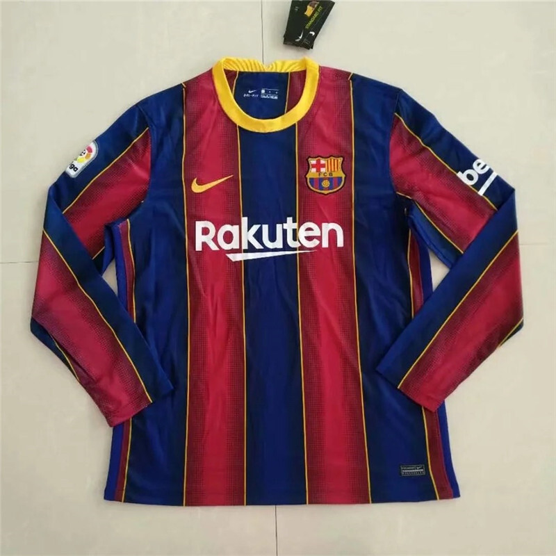 barcelona home long sleeve jersey