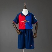 Retro Barcelona 100th Anniversary Kids Soccer Jersey