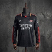 2026/27 Arsenal Training Black Polo Long Sleeve Soccer Jersey