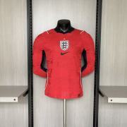 2026 England away Long sleeves Player version soccer jersey