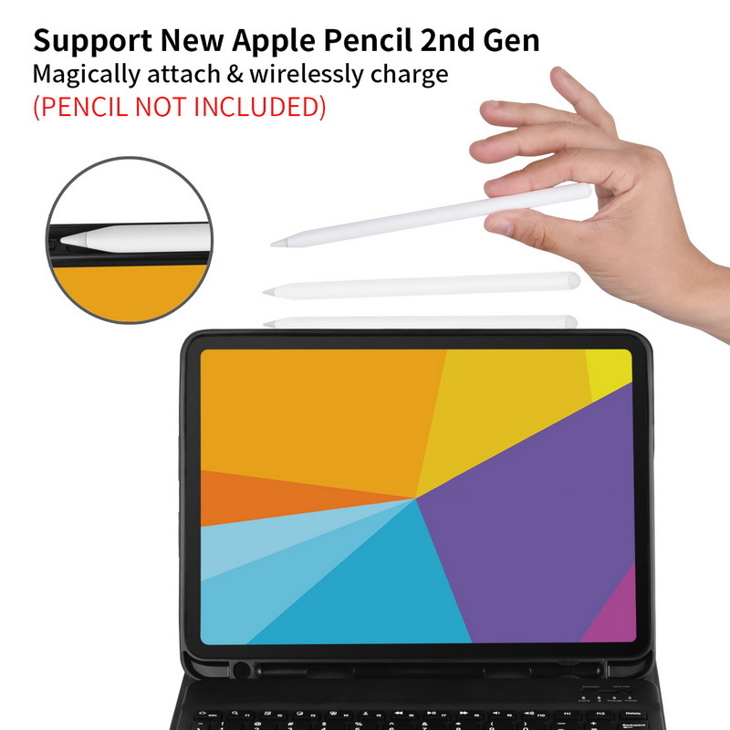 Hfcoupe Ipad Pro 11 Keyboard Case 2018 2020 With Pencil Holder