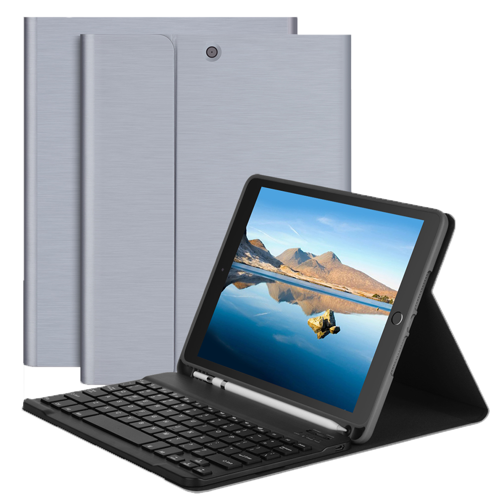 Hfcoupe Ipad Pro 11 Keyboard Case 2018 2020 With Pencil Holder Supports Apple Pencil Charging