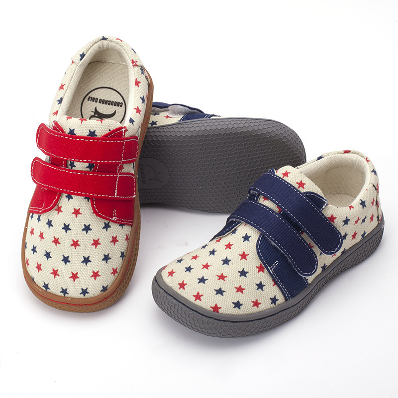 Canvas children barefoot shoes Fabric 