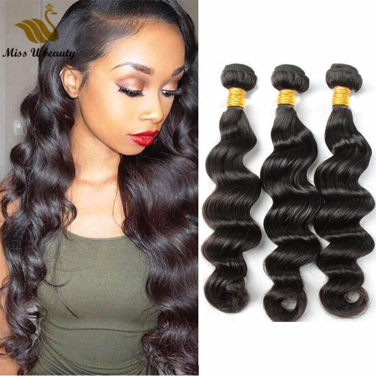 Thick End Loose Wave Bundles Full Head 3 Bundle Dyeable Bleachable