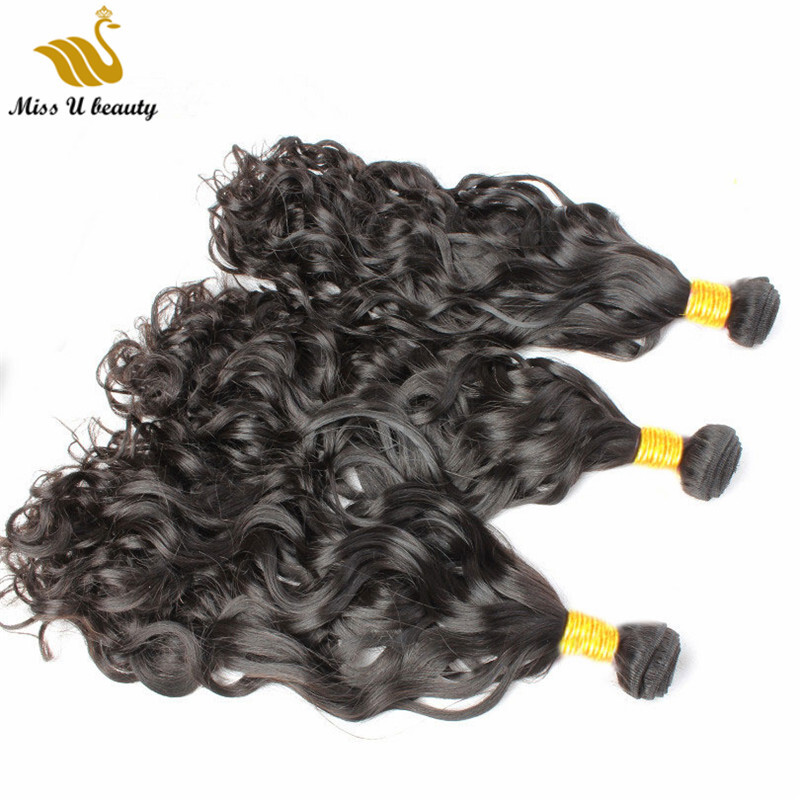Brazilian Natural Loose Wave Bundles Big Curly Cuticle Thick End