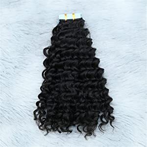extensiones de cabello humano hair tape in for black women