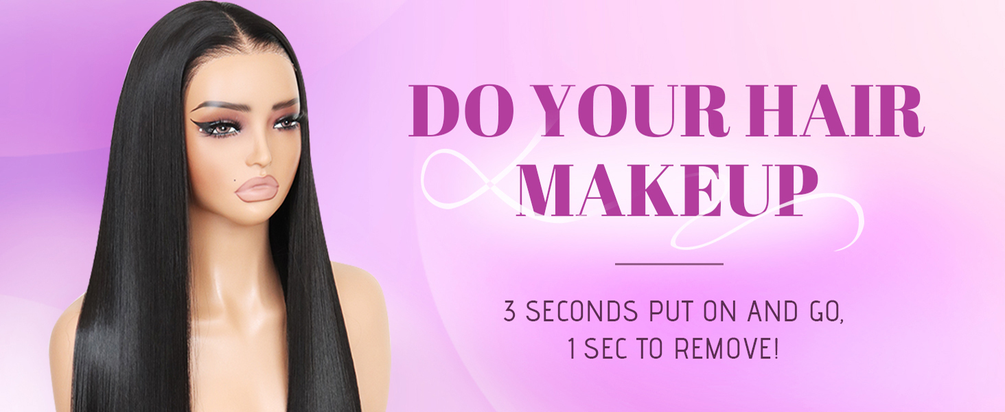 9x7 Glueless Synthetic Lace Front Wig