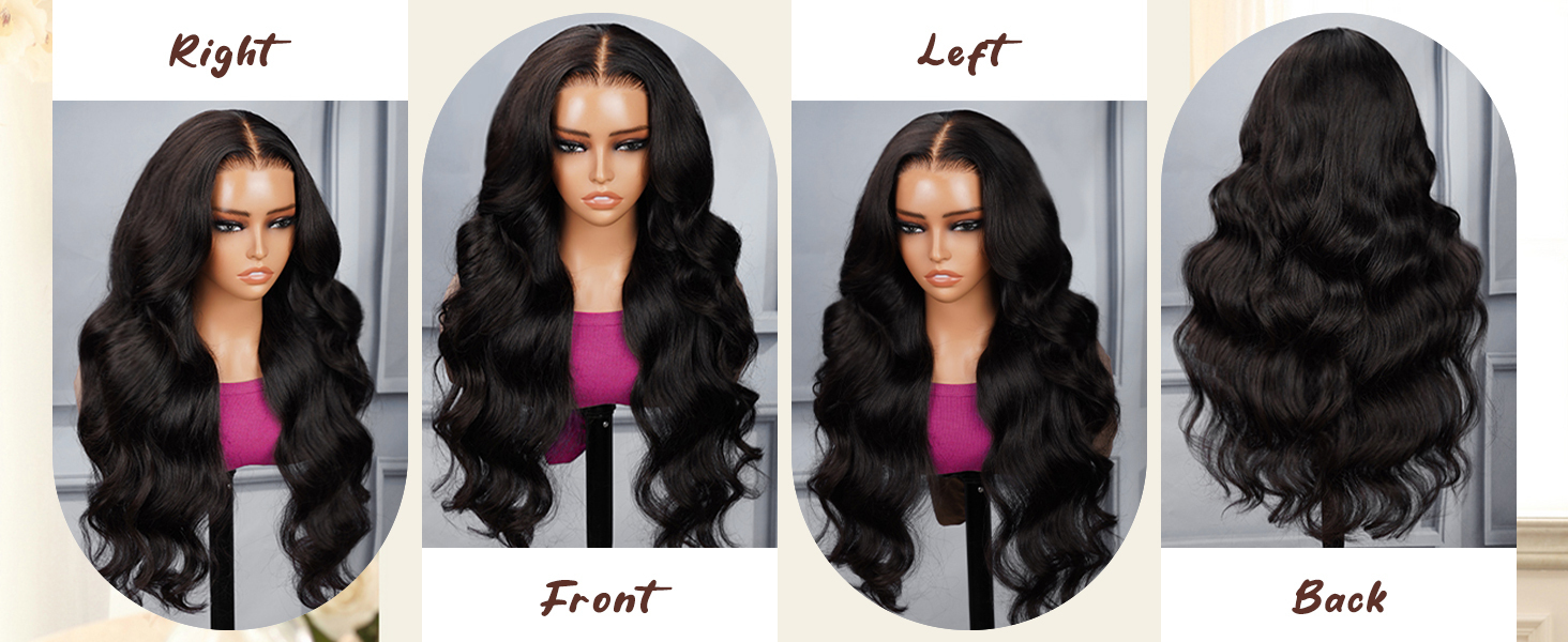 human hair wig glueless