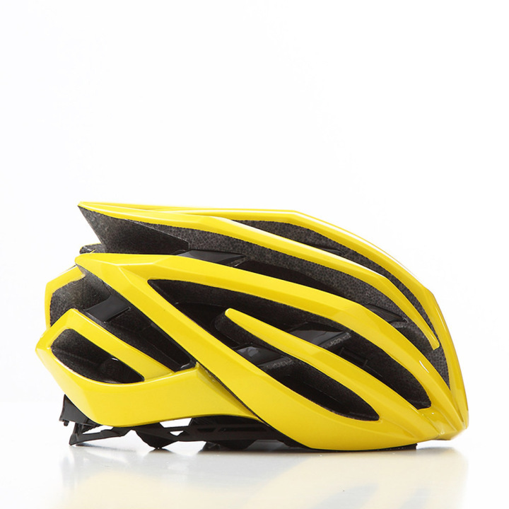 womens yellow bike helmet