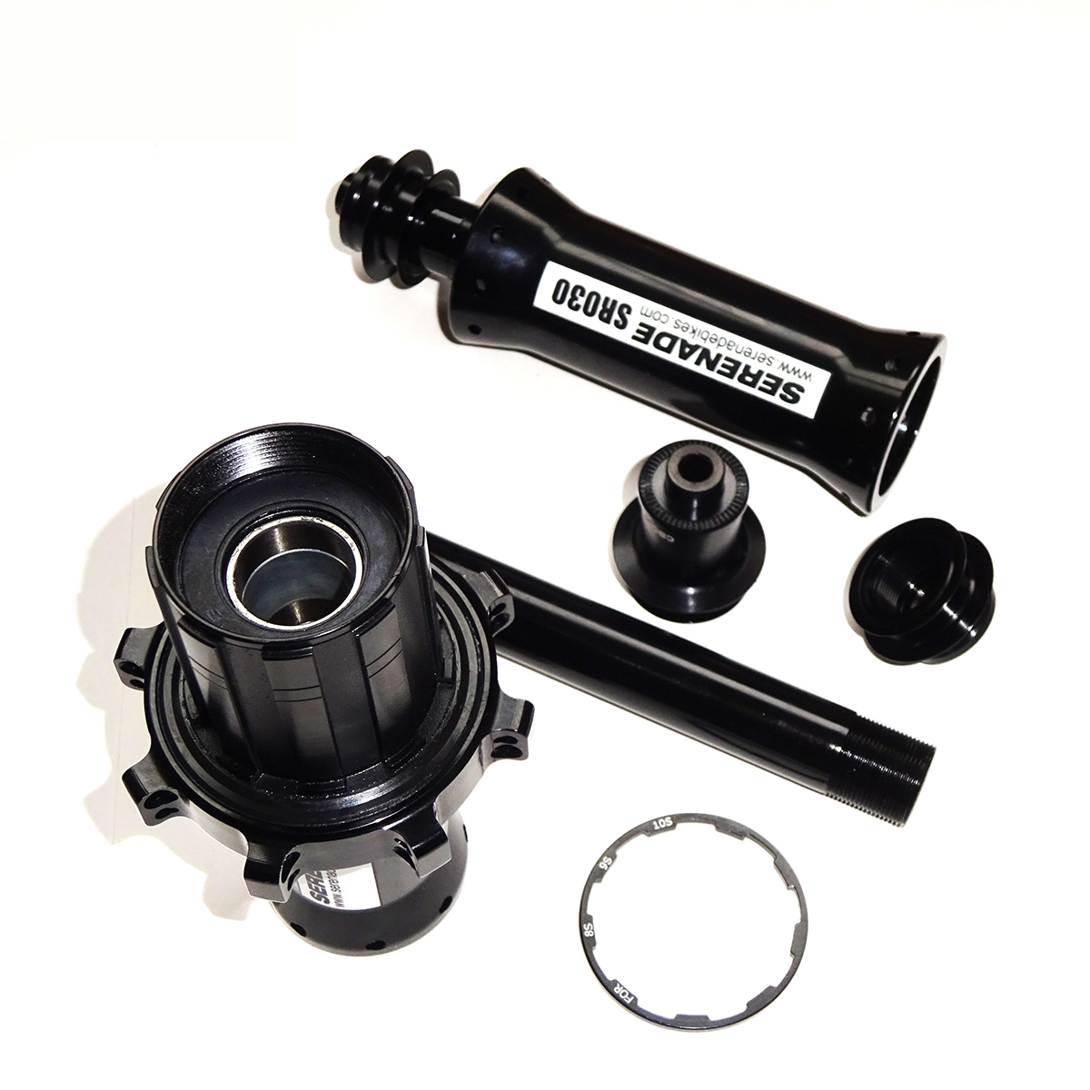 Straight pull lightweight road bike hubs front 100 mm QR rear 130 mm