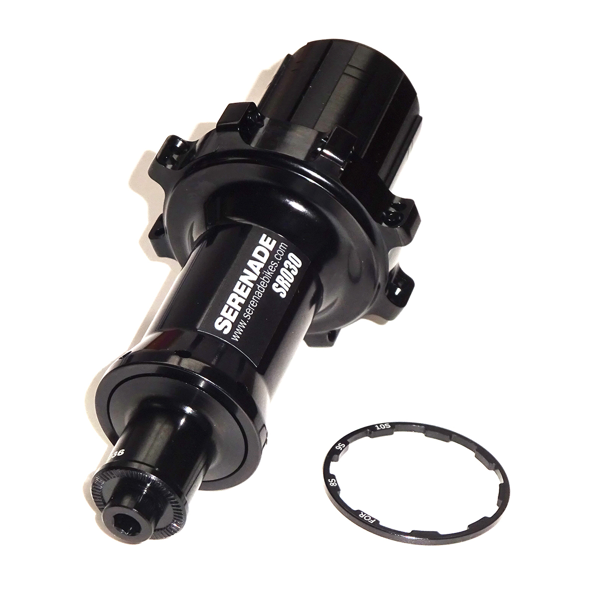 Straight pull lightweight road bike hubs front 100 mm QR rear 130 mm