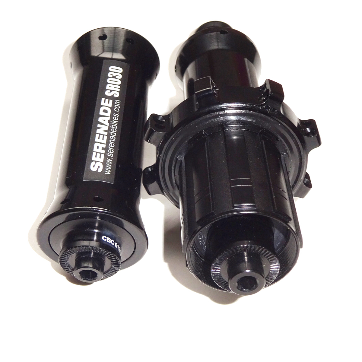 Straight pull lightweight road bike hubs front 100 mm QR rear 130 mm