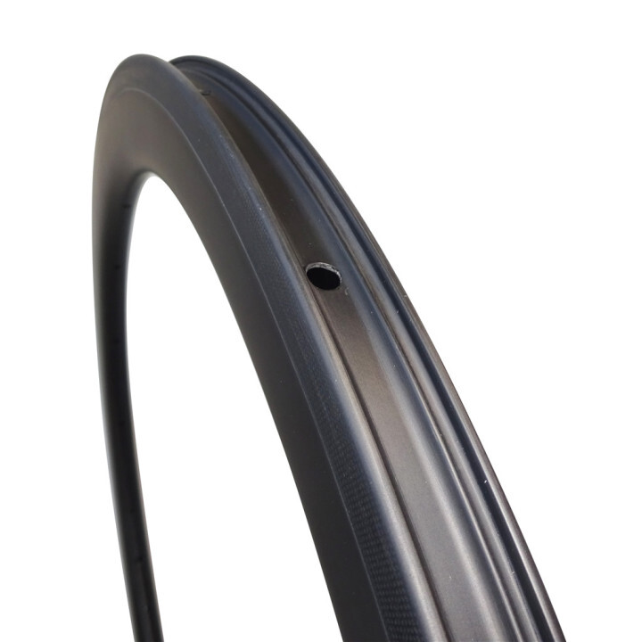 50mm depth 25mm wide tubeless ready 700c road bike components carbon rims