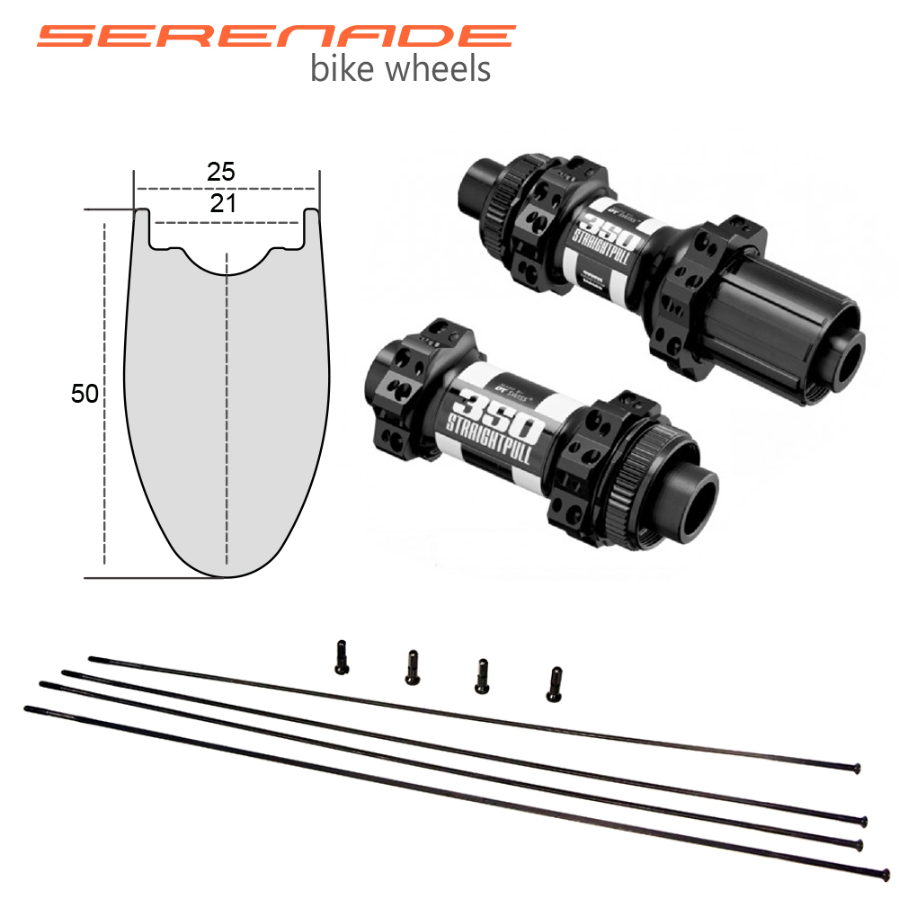 Cyclocross 50mm Tubeless Carbon Road Bike Wheels DT 350S Disc Hubs  Sapim xc-ray spokes Cyclocross 50mm Tubeless Carbon Road Bike Wheels DT 350S Disc Hubs 